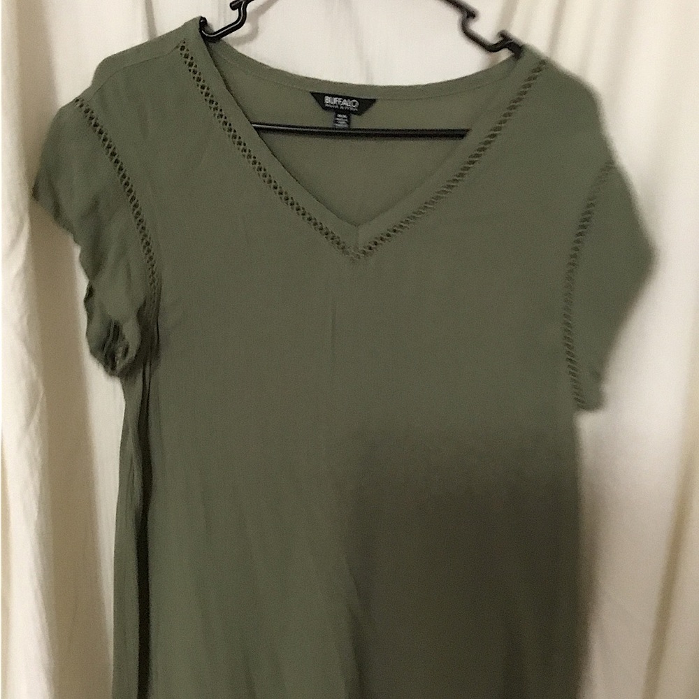 Womens Olive green blouse